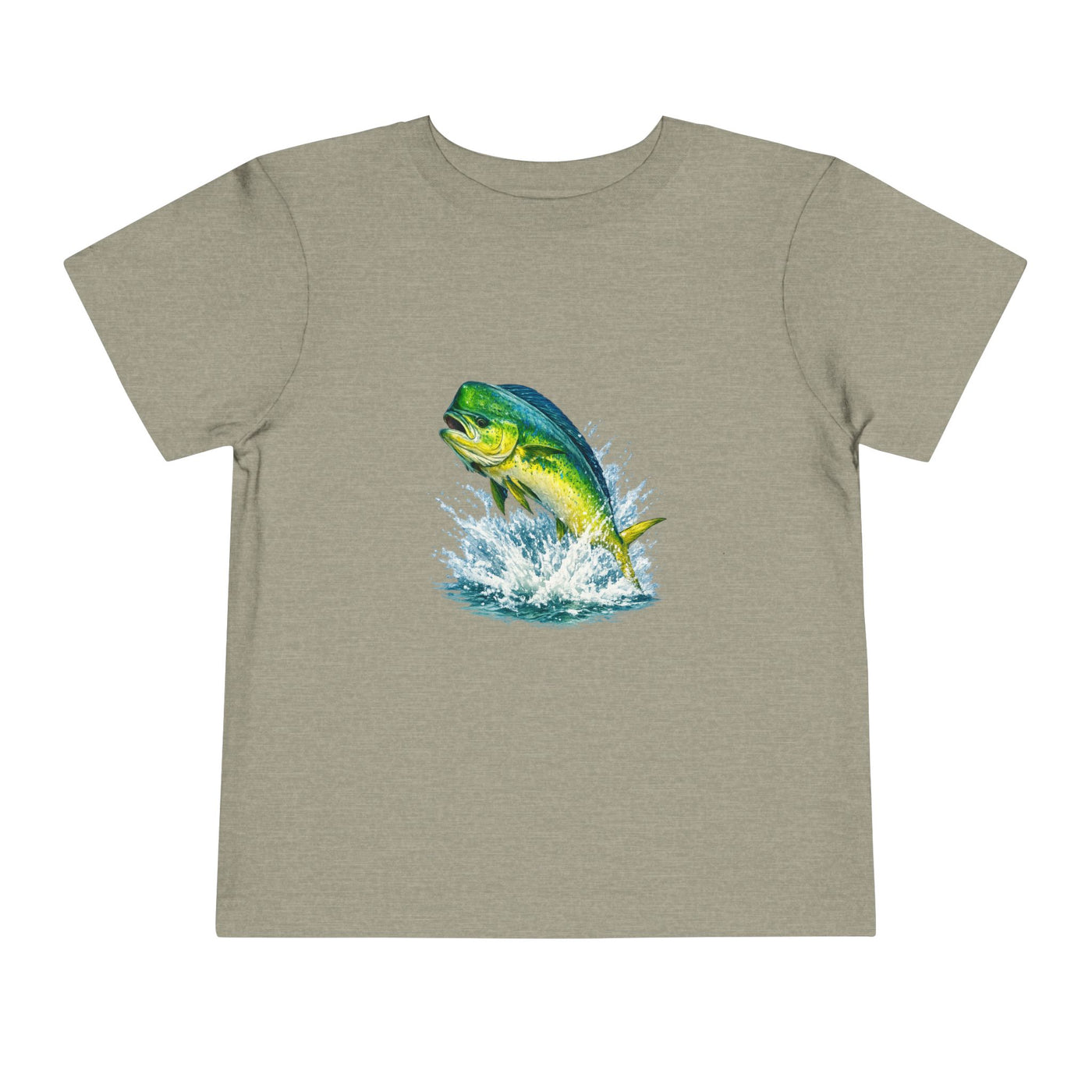 Toddler Tee — Colorful Leaping Mahi Mahi Fish Graphic