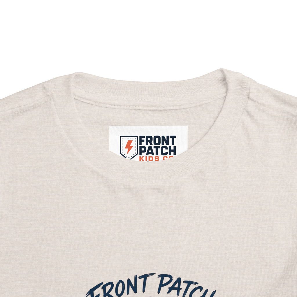 Toddler Shark Tee - "Front Patch" Ocean Shark Graphic Kids Shirt