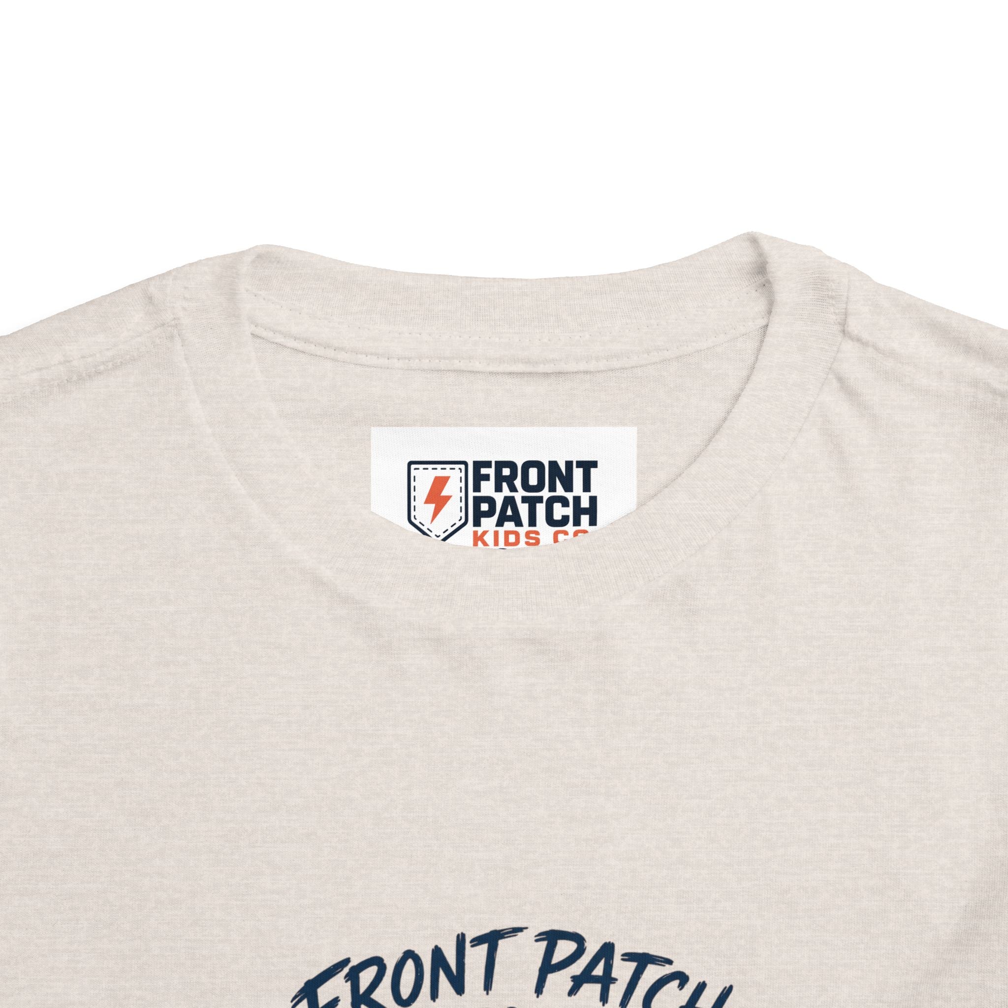 Toddler Shark Tee - "Front Patch" Ocean Shark Graphic Kids Shirt