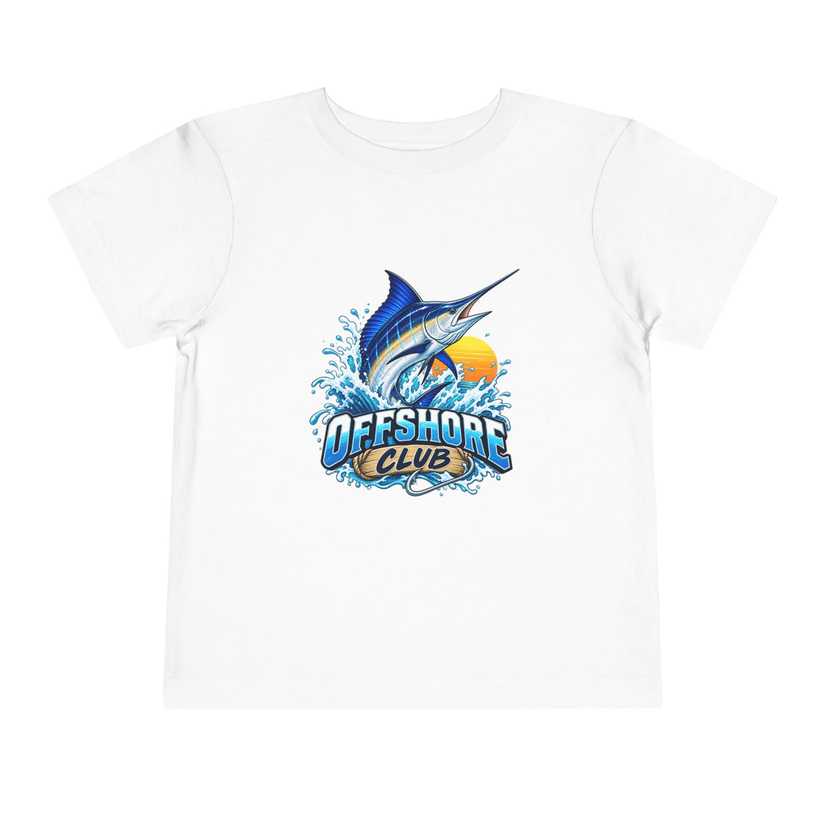 Toddler Tee — "Offshore Club" Marlin Surf & Sunset Kids Shirt