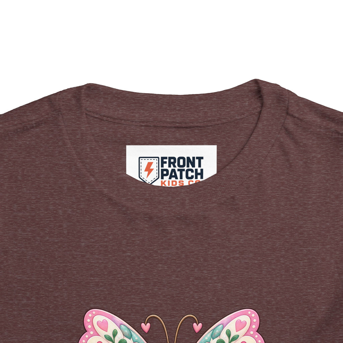 Toddler Tee — Pink Butterfly “Be Kind Be You” Floral Graphic