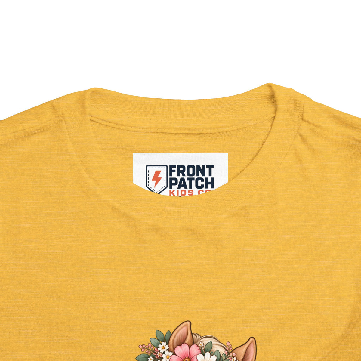 Toddler Tee — Floral Corgi "Pony Posse" Cute Dog Graphic