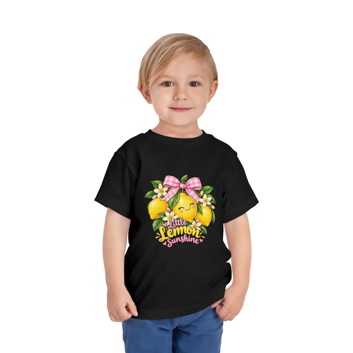 Toddler Tee — Little Lemon Sunshine Cute Fruit Graphic Shirt