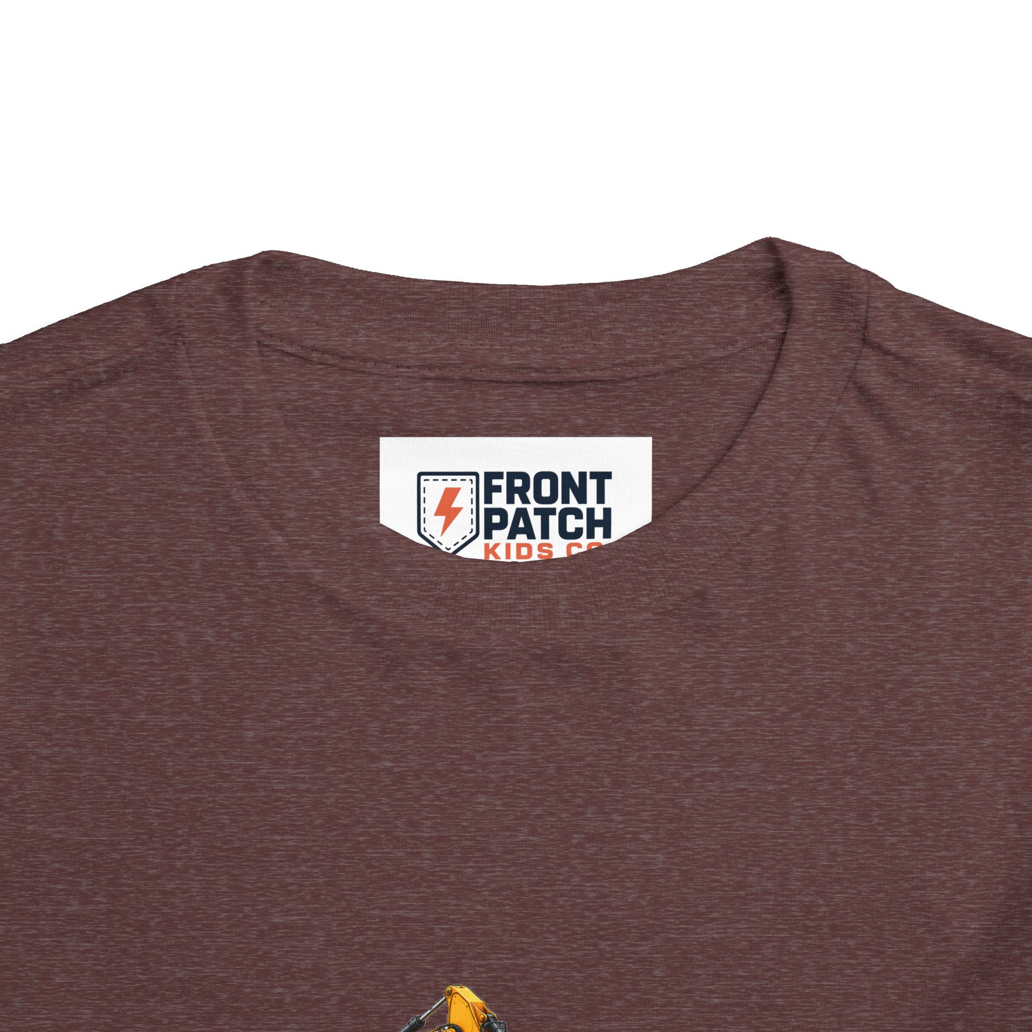 Toddler Tee — Construction Trucks Excavator & Dump Truck Graphic
