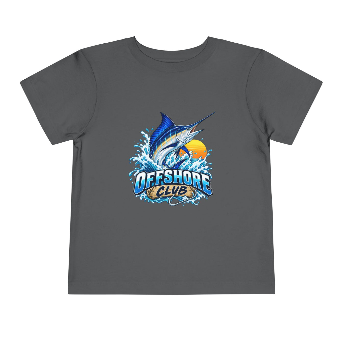 Toddler Tee — "Offshore Club" Marlin Surf & Sunset Kids Shirt