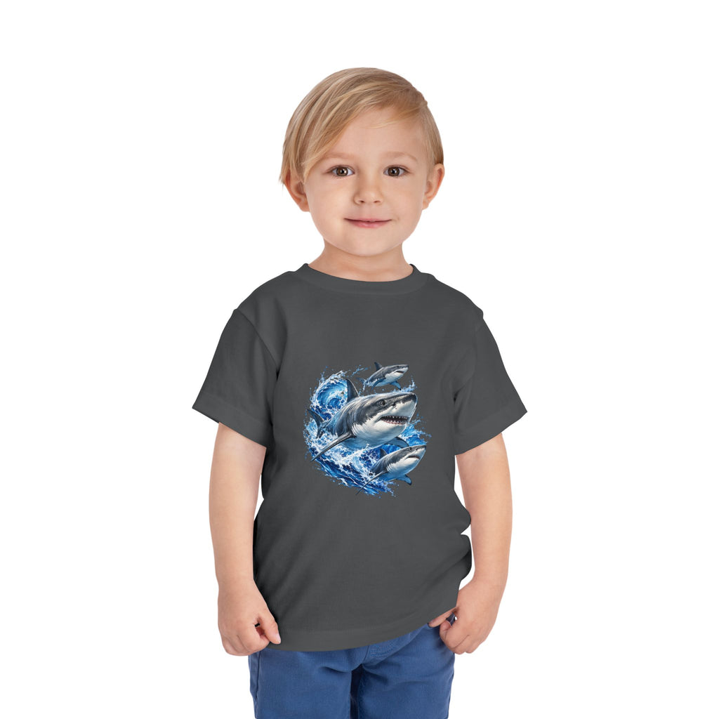 Toddler Shark Tee — Playful Ocean Sharks Graphic Shirt