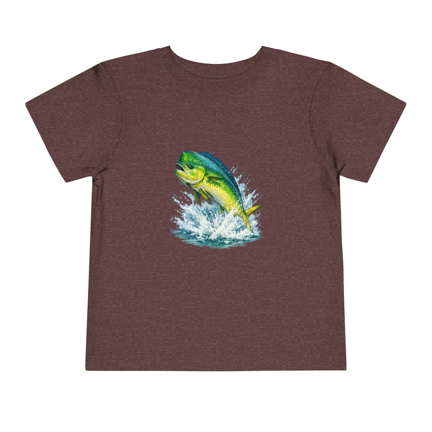 Toddler Tee — Colorful Leaping Mahi Mahi Fish Graphic