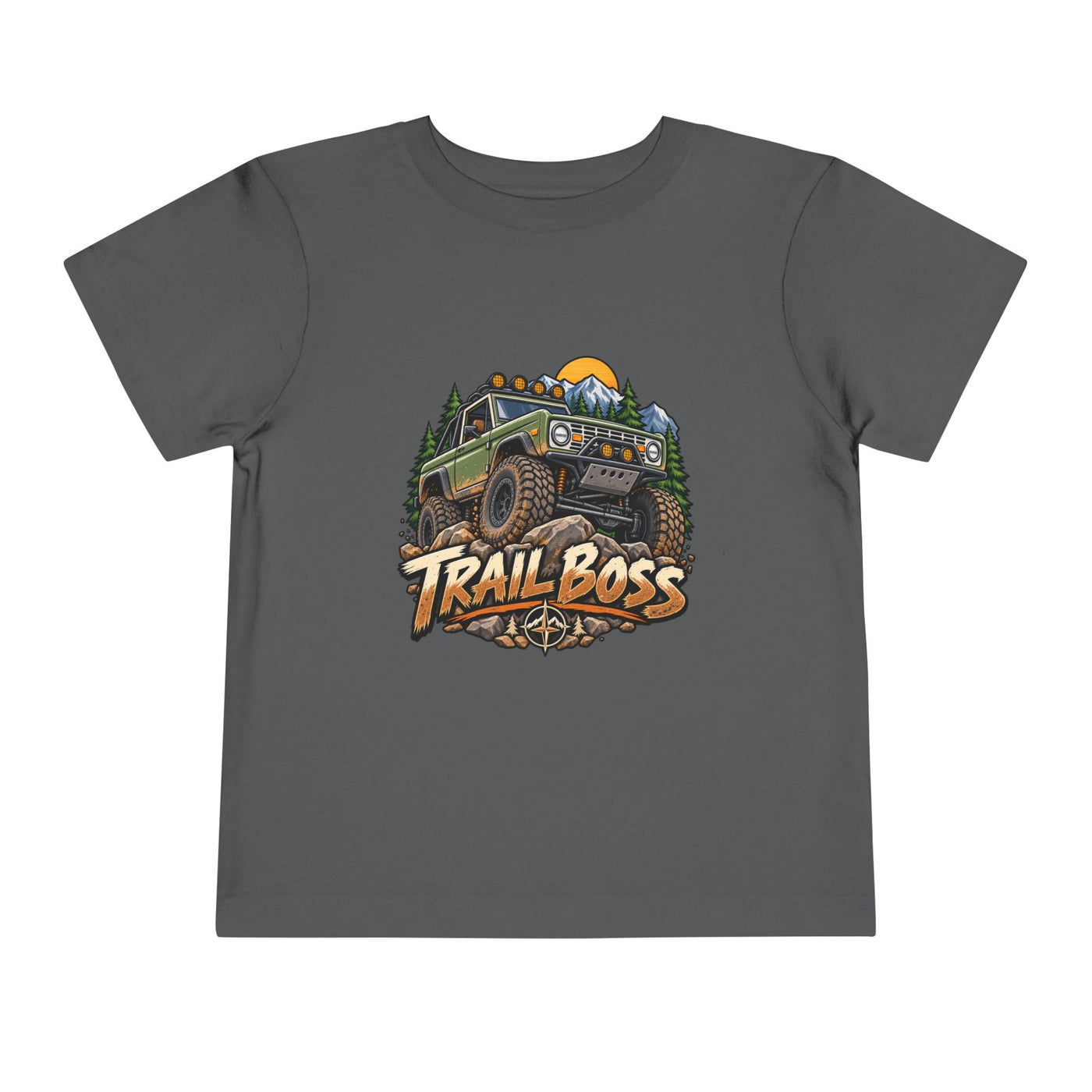 Toddler Tee - 'Trail Boss' Off-Road Jeep Graphic Shirt for Kids