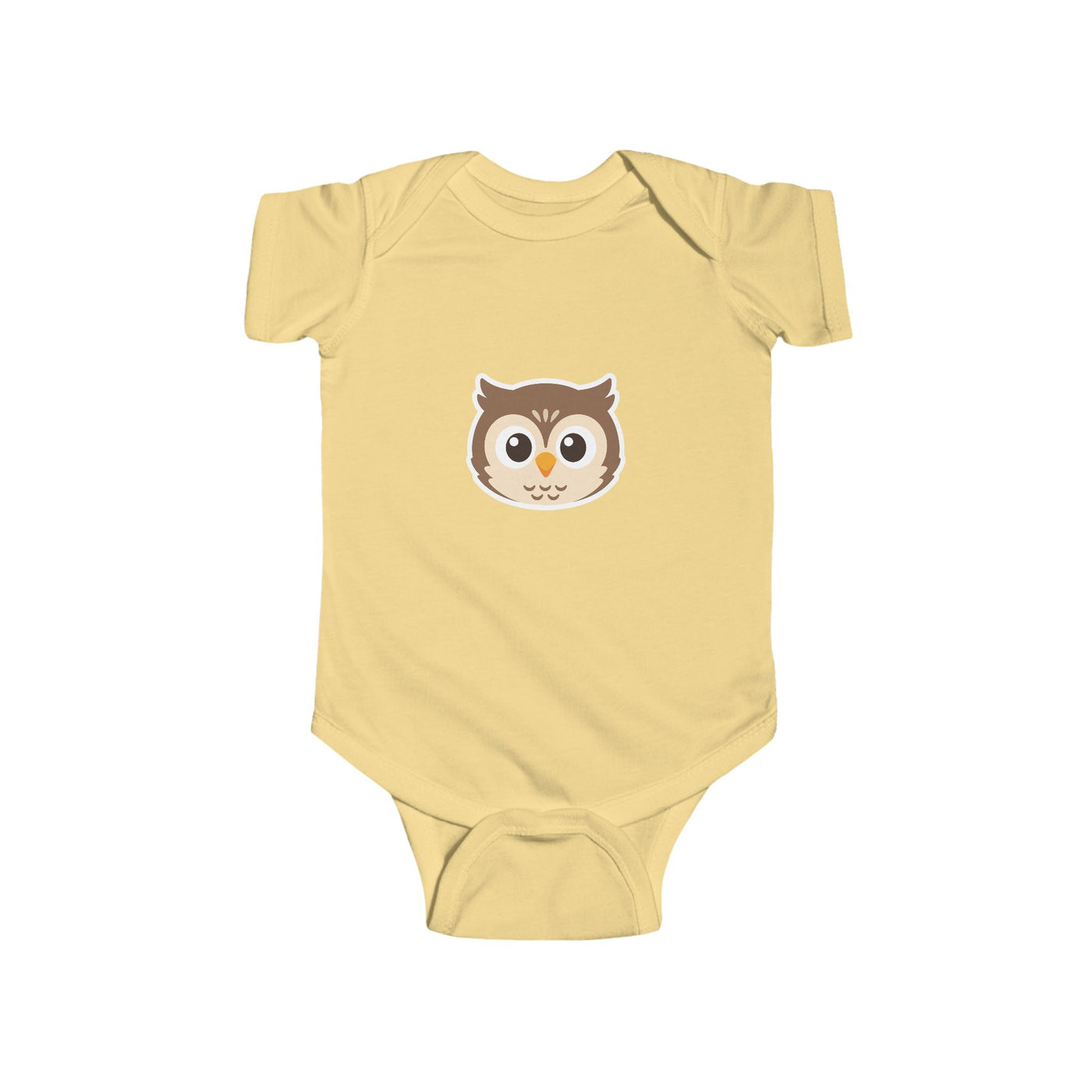 Cute Owl Infant Bodysuit — Baby One-Piece with Adorable Owl Face