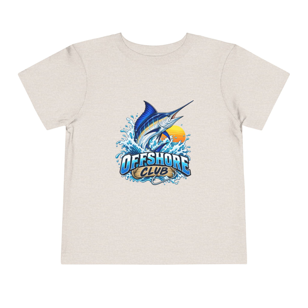 Toddler Tee — "Offshore Club" Marlin Surf & Sunset Kids Shirt