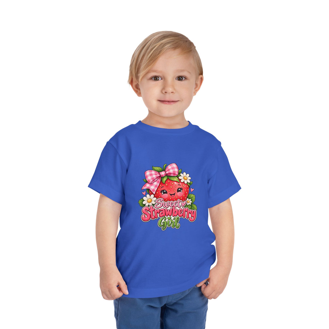 Sweet Strawberry Girl Toddler Tee