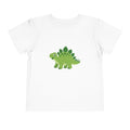 Cute Green Stegosaurus Toddler Tee – Dinosaur Short Sleeve Shirt for Kids