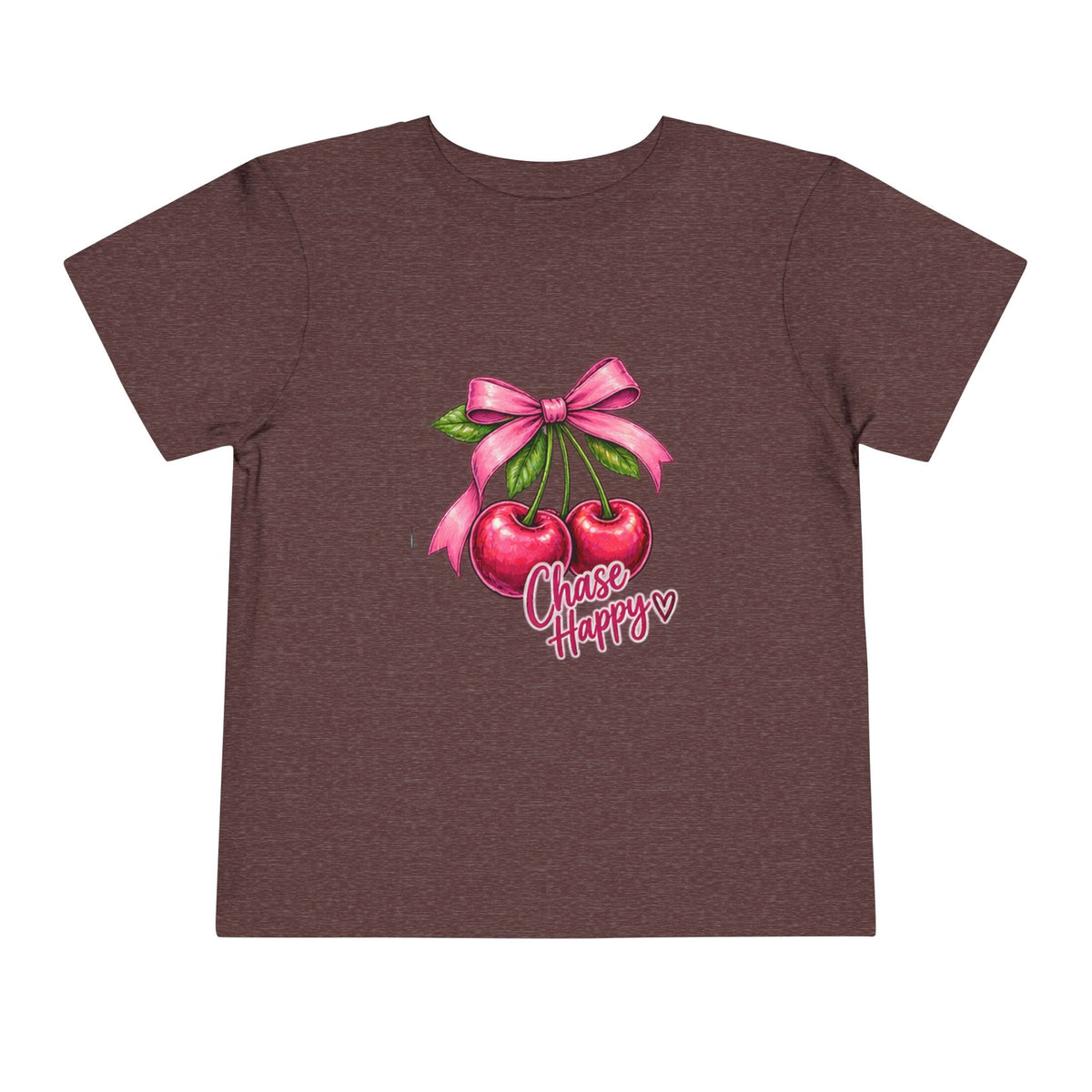 Toddler Tee - "Chase Happy" Cherries Graphic