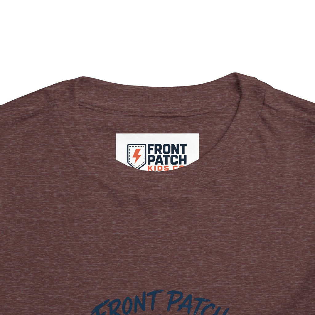 Toddler Shark Tee - "Front Patch" Ocean Shark Graphic Kids Shirt