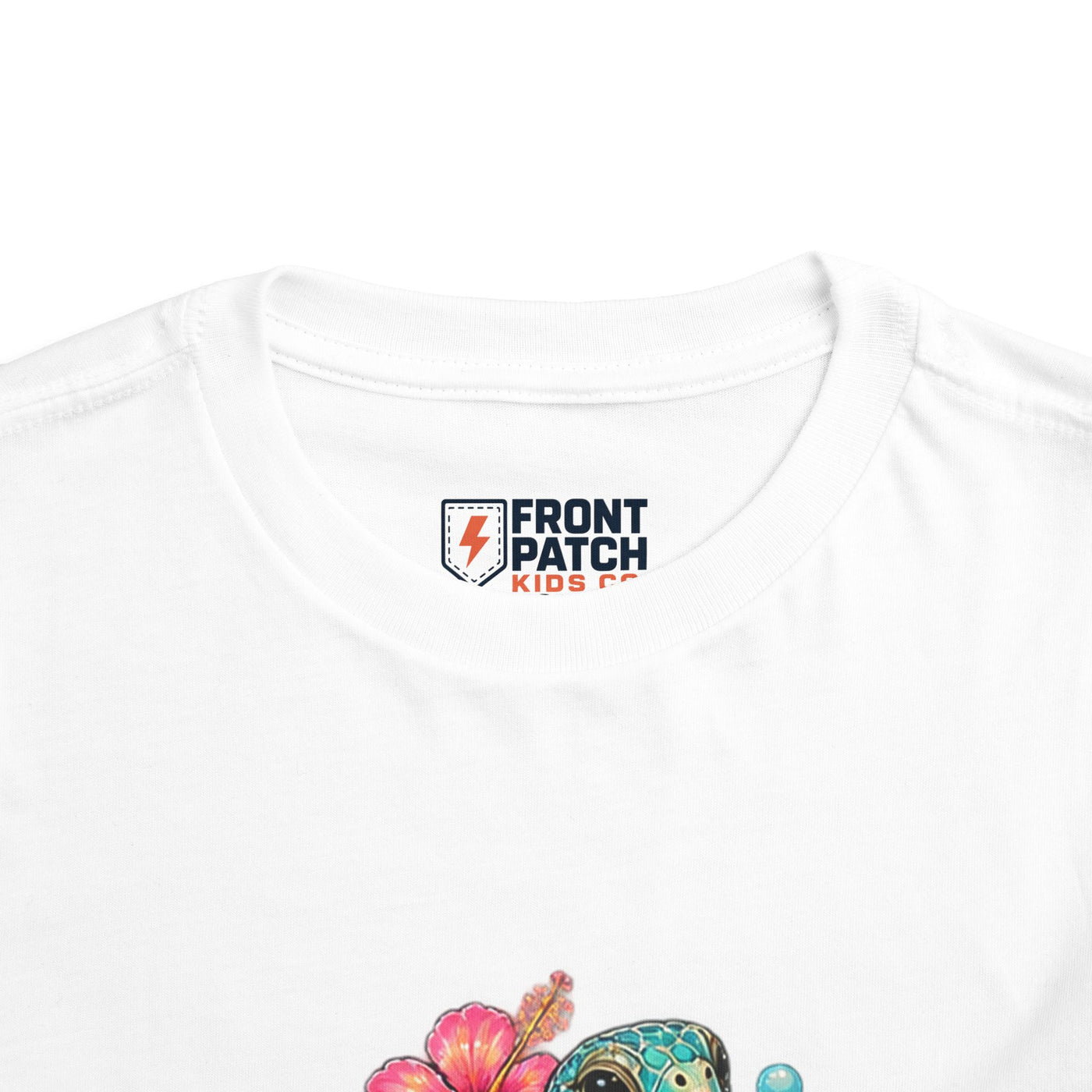 Toddler Tee — 'Salty & Sweet' Sea Turtle Floral Graphic