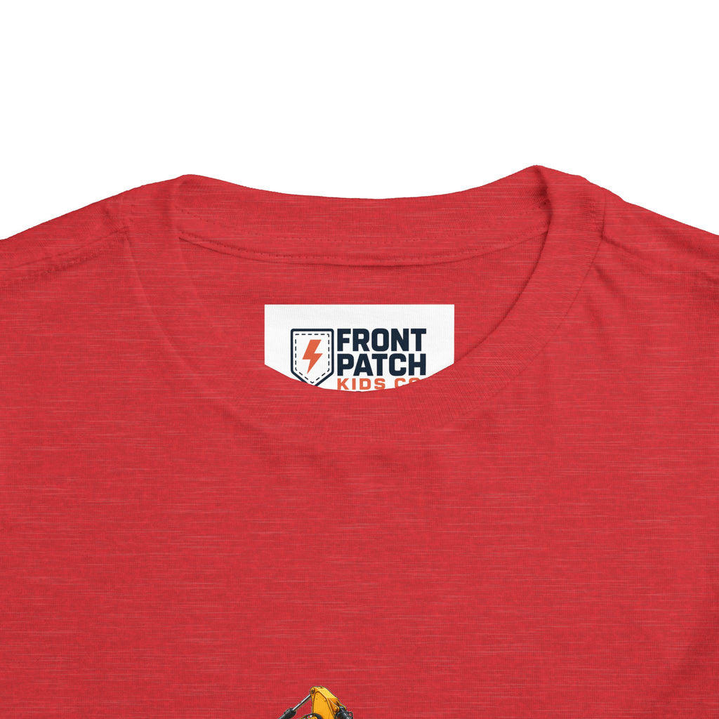 Toddler Tee — Construction Trucks Excavator & Dump Truck Graphic