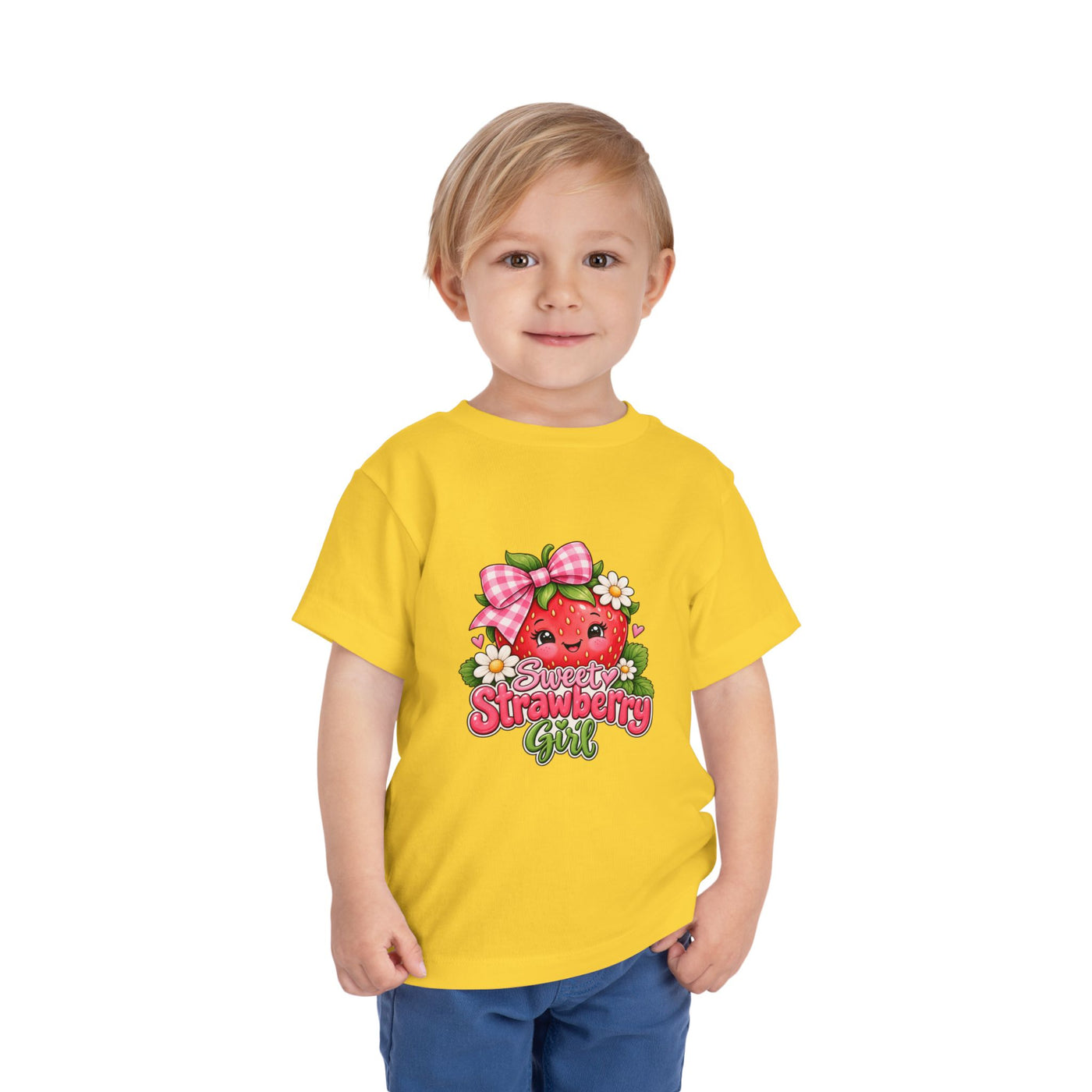 Sweet Strawberry Girl Toddler Tee