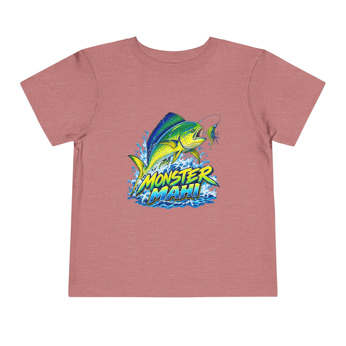 Toddler Tee — 'Monster Mahi' Fishing Graphic Kids Shirt
