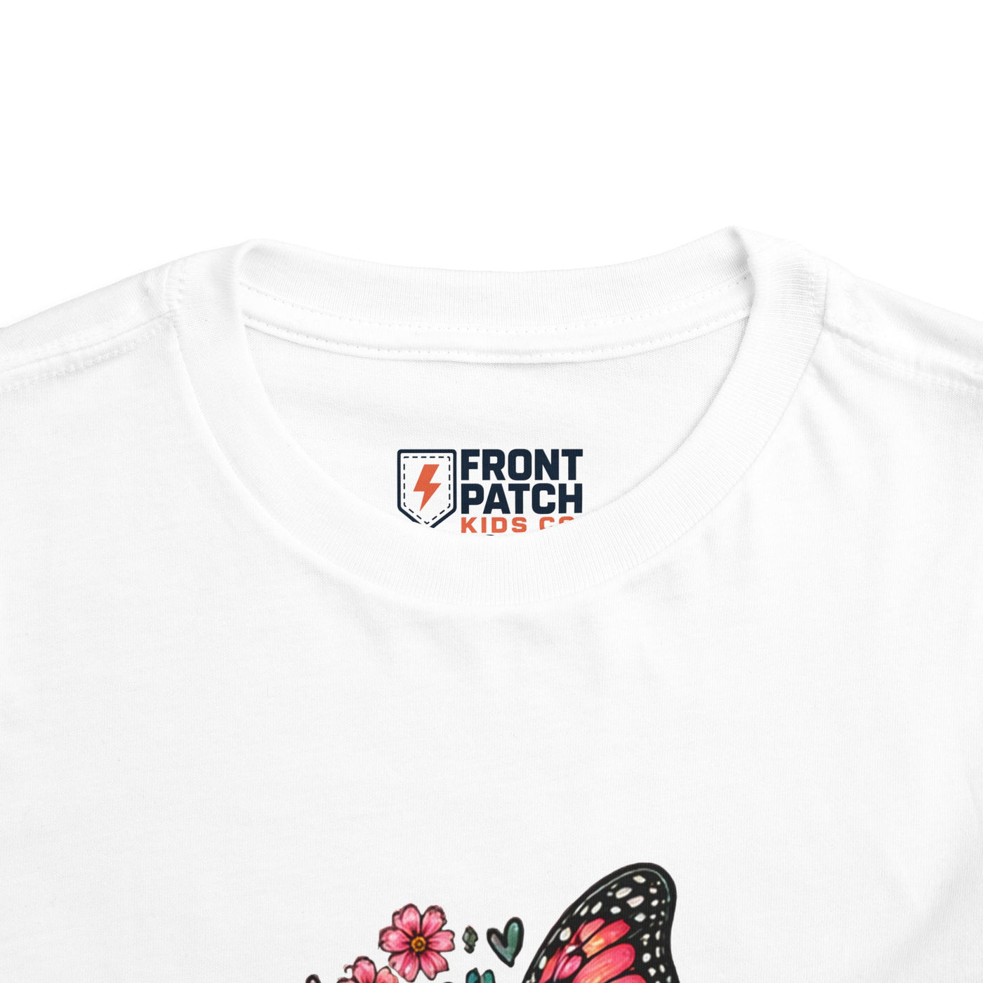Toddler Tee — "Small Girl Big Dreams" Butterfly Floral Shirt