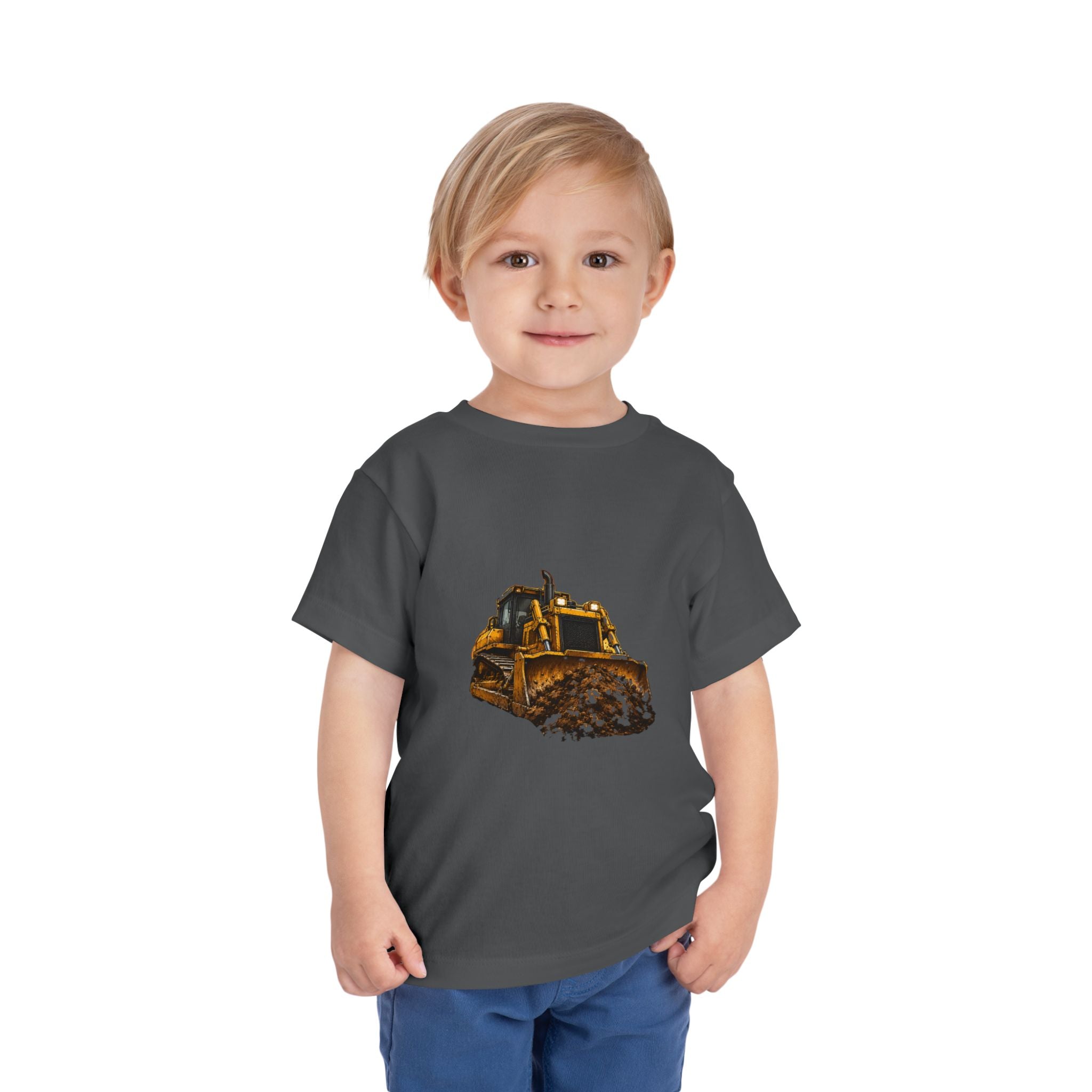 Toddler Bulldozer Tee - Construction Truck Kids Shirt