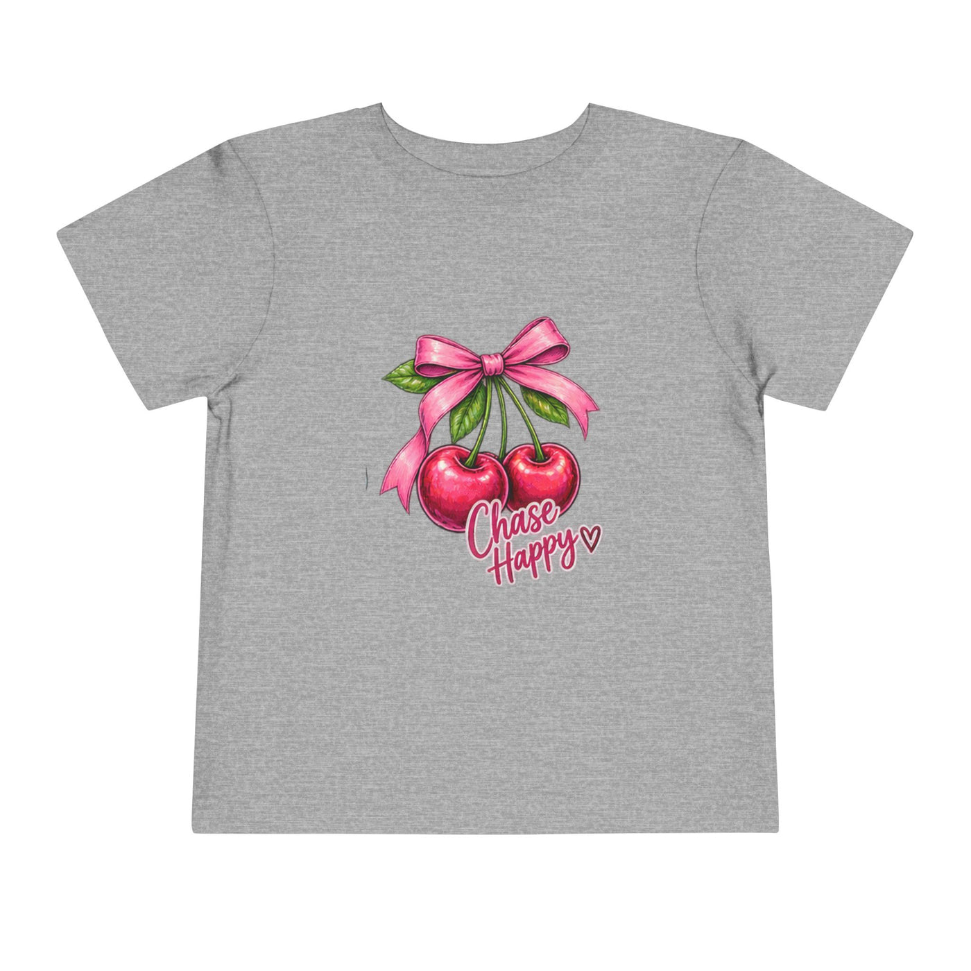 Toddler Tee - "Chase Happy" Cherries Graphic