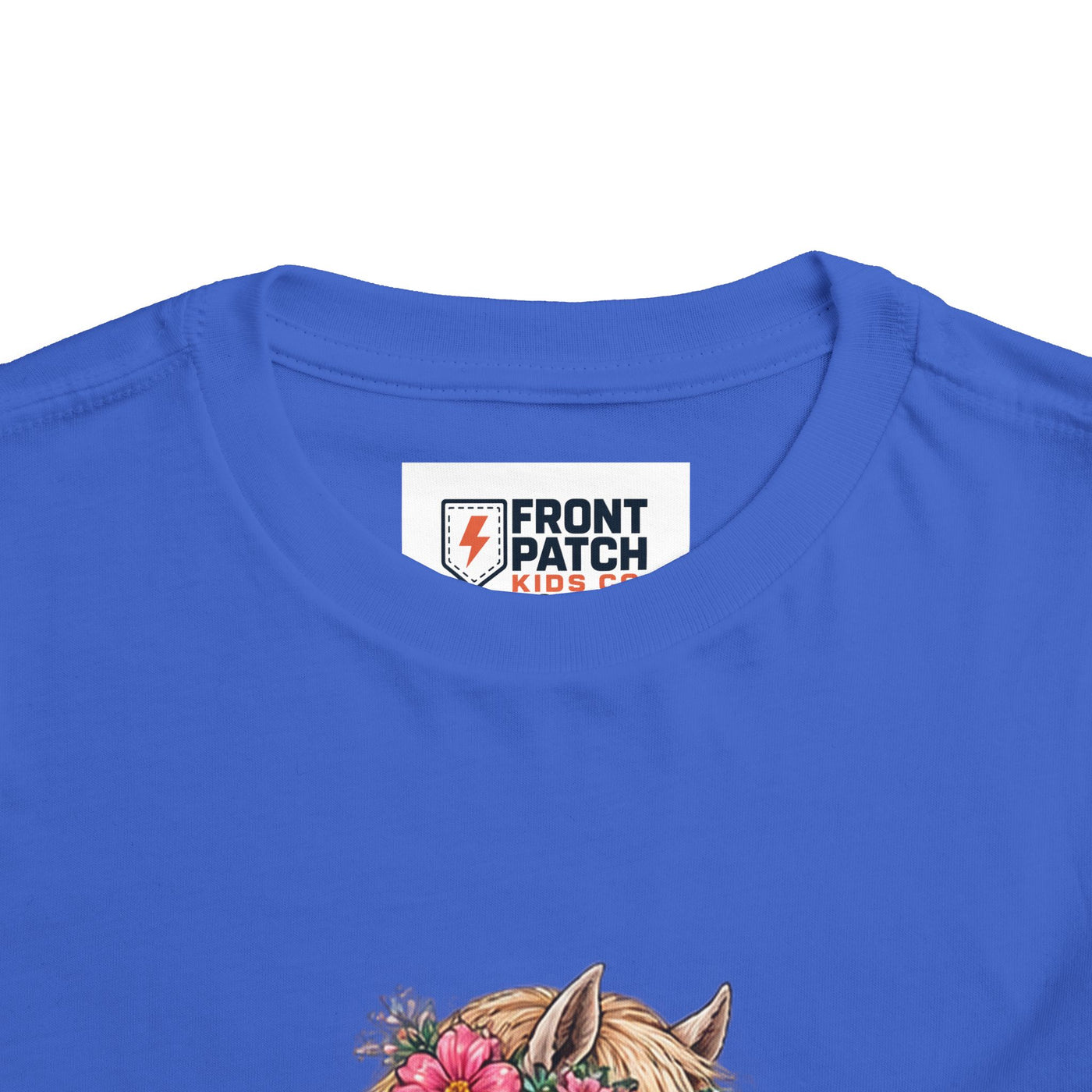 Toddler Tee — Floral Horse "Kind Hearts Bright Days" Cute Pony Shirt