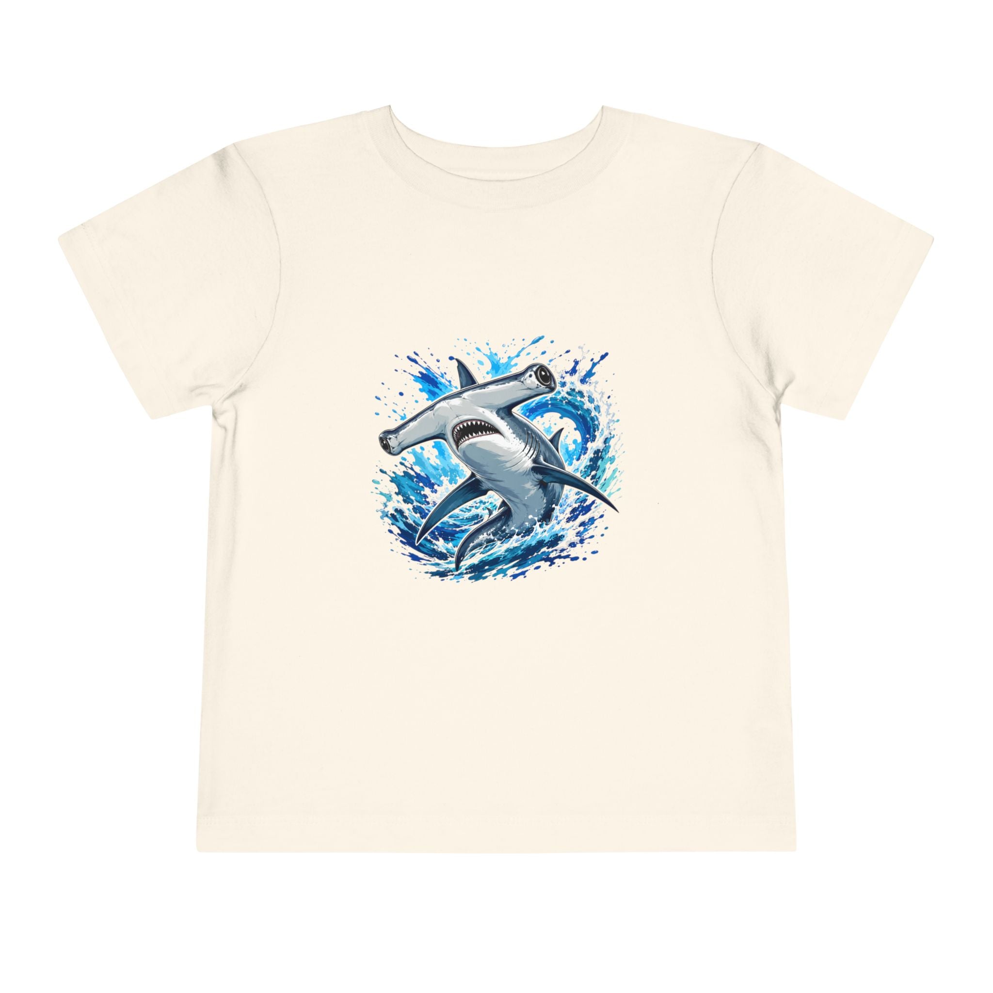 Toddler Shark T-Shirt – Playful Hammerhead Splash Tee for Kids