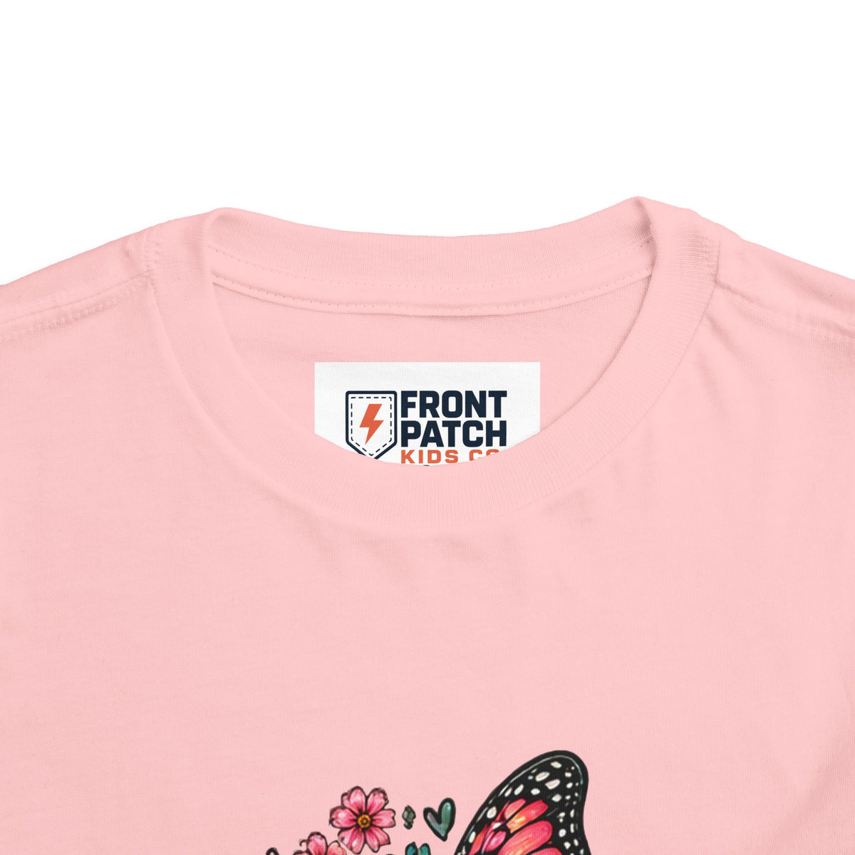 Toddler Tee — "Small Girl Big Dreams" Butterfly Floral Shirt