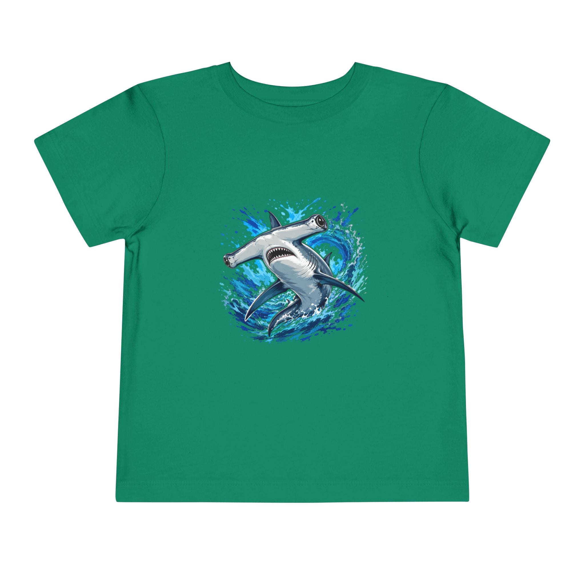 Toddler Shark T-Shirt – Playful Hammerhead Splash Tee for Kids