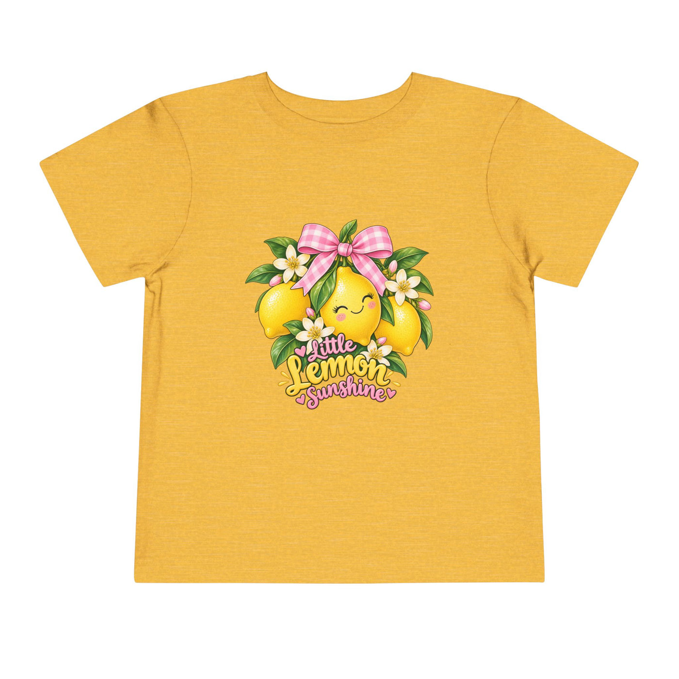 Toddler Tee — Little Lemon Sunshine Cute Fruit Graphic Shirt