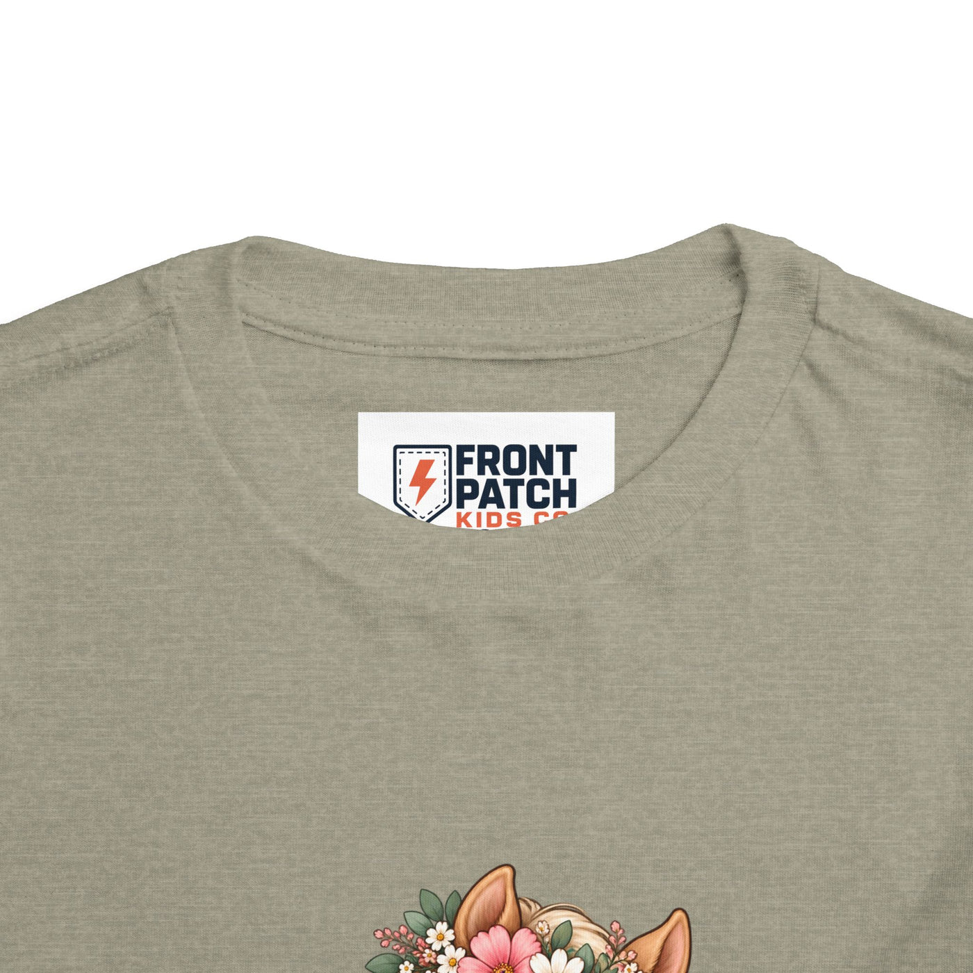 Toddler Tee — Floral Corgi "Pony Posse" Cute Dog Graphic