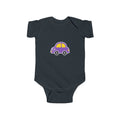 Purple Cartoon Car Baby Bodysuit - Cute Infant Onesie for Newborns & Baby Shower Gifts