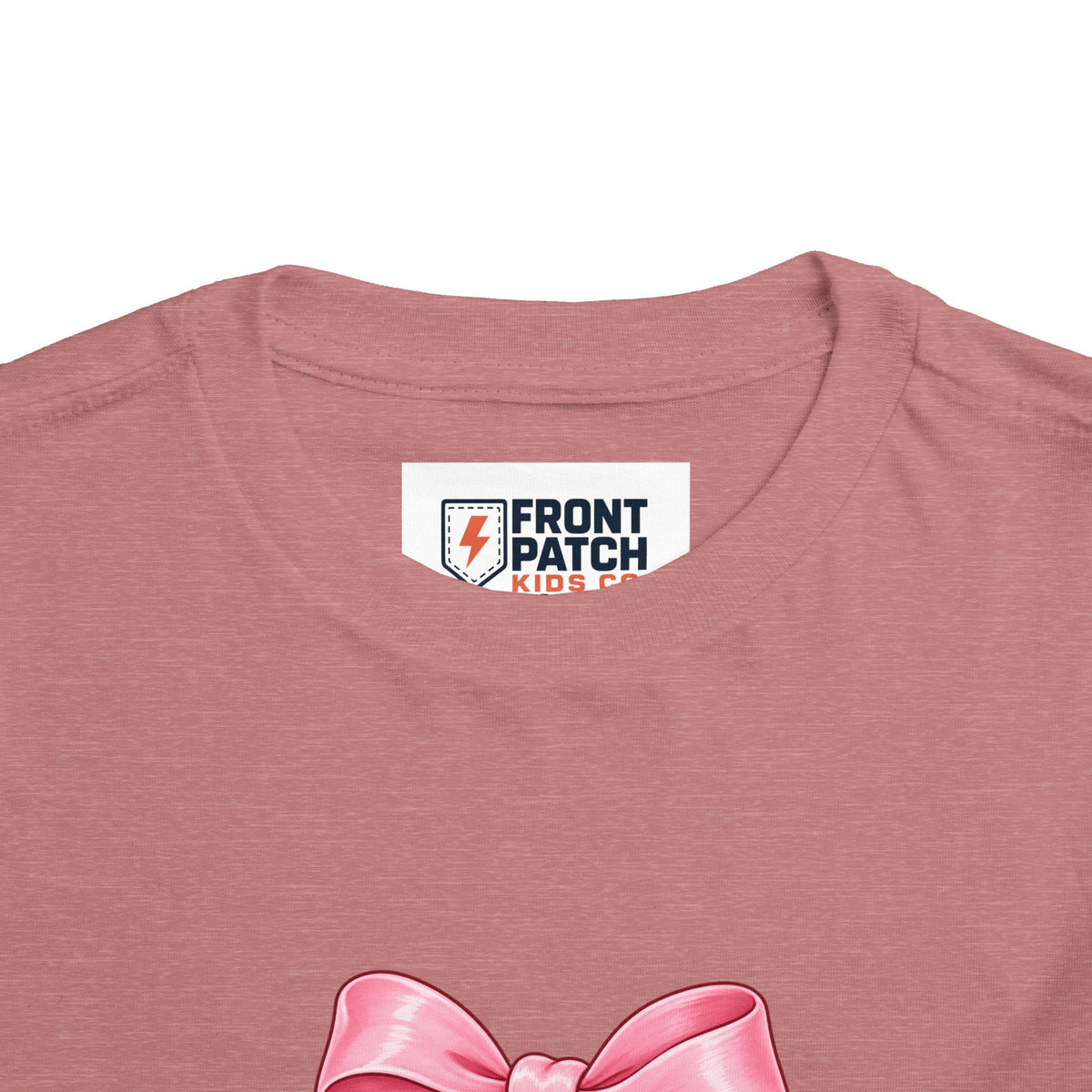Toddler Cherry Happy Tee — Cute Pink Bow Cherries Kids Shirt