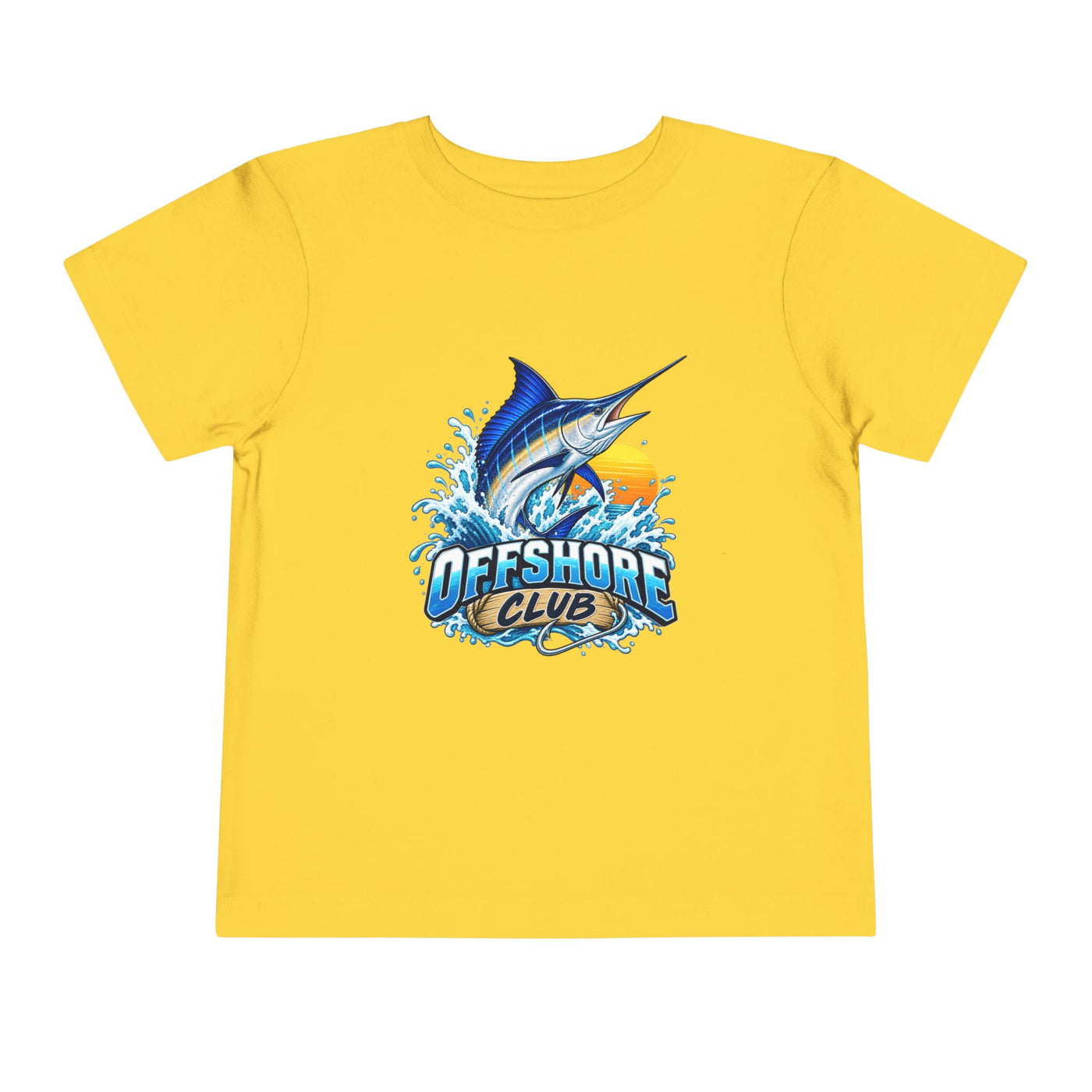 Toddler Tee — "Offshore Club" Marlin Surf & Sunset Kids Shirt