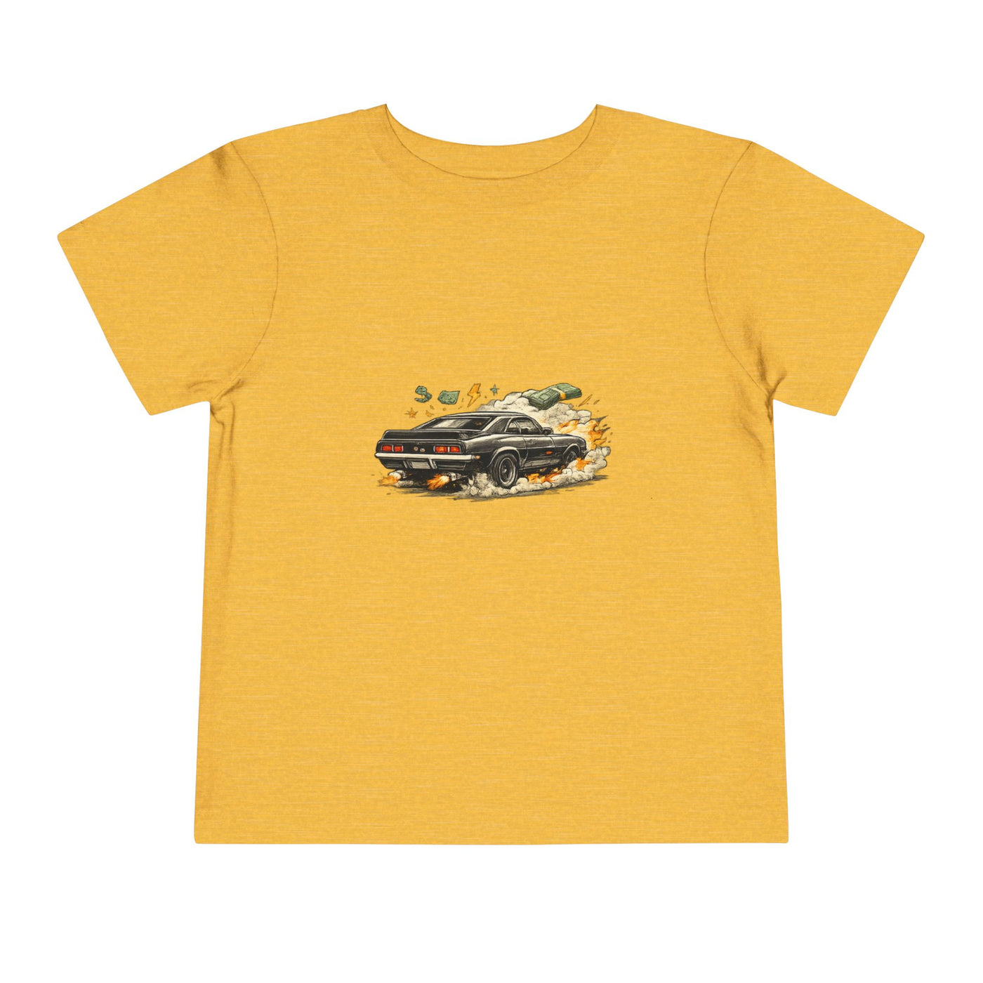 Toddler Tee — Vintage Muscle Car Racing Graphic Shirt