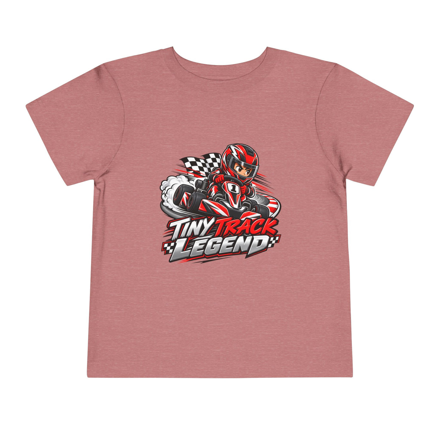 Toddler Tee — "Tiny Track Legend" Racing Car Graphic