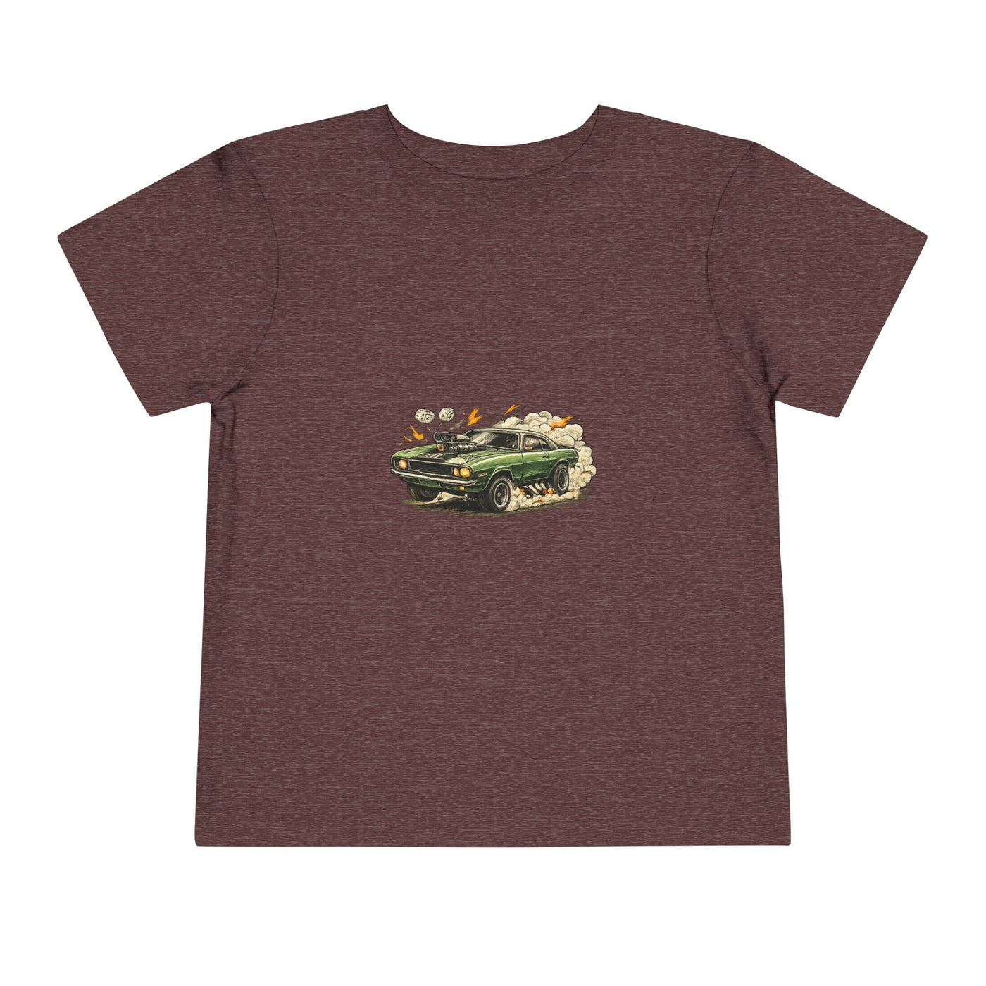 Toddler Tee – Vintage Green Truck Graphic