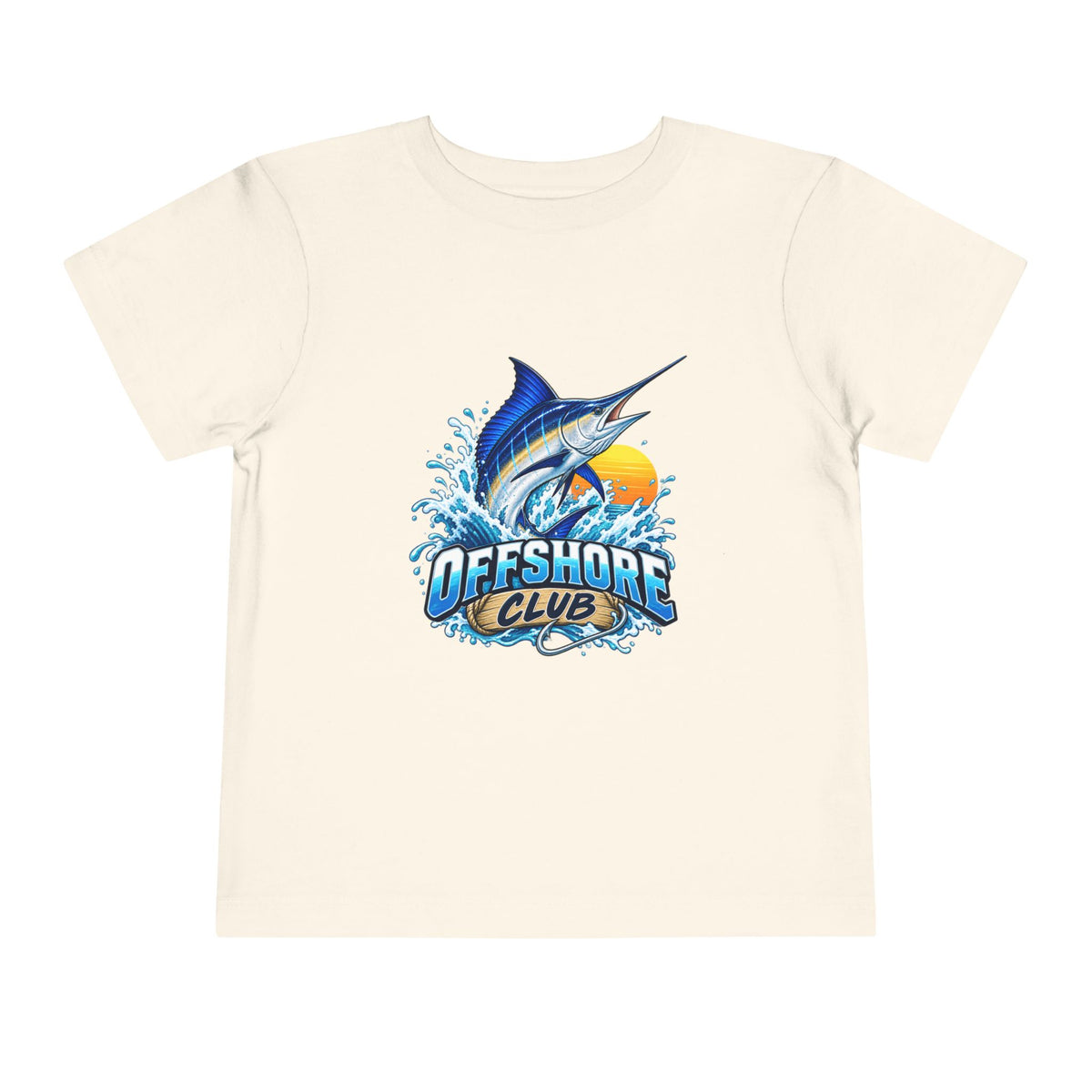 Toddler Tee — "Offshore Club" Marlin Surf & Sunset Kids Shirt