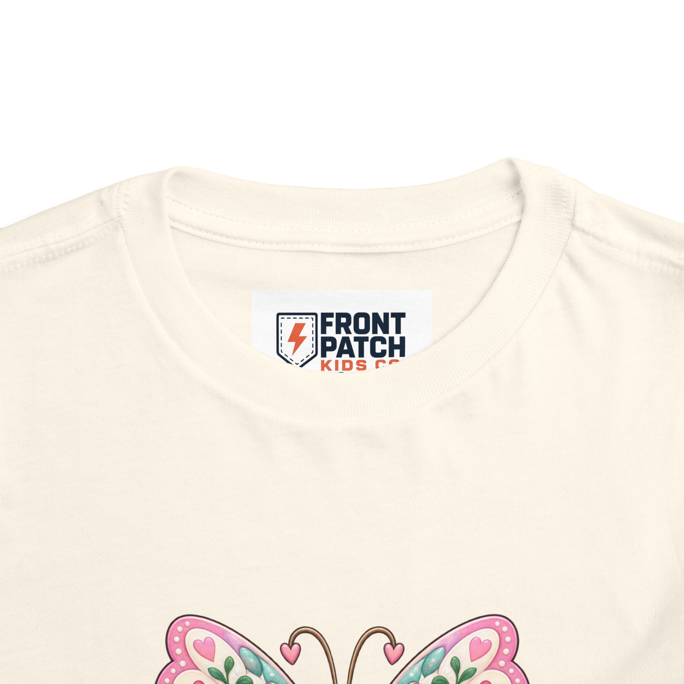 Toddler Tee — Pink Butterfly “Be Kind Be You” Floral Graphic
