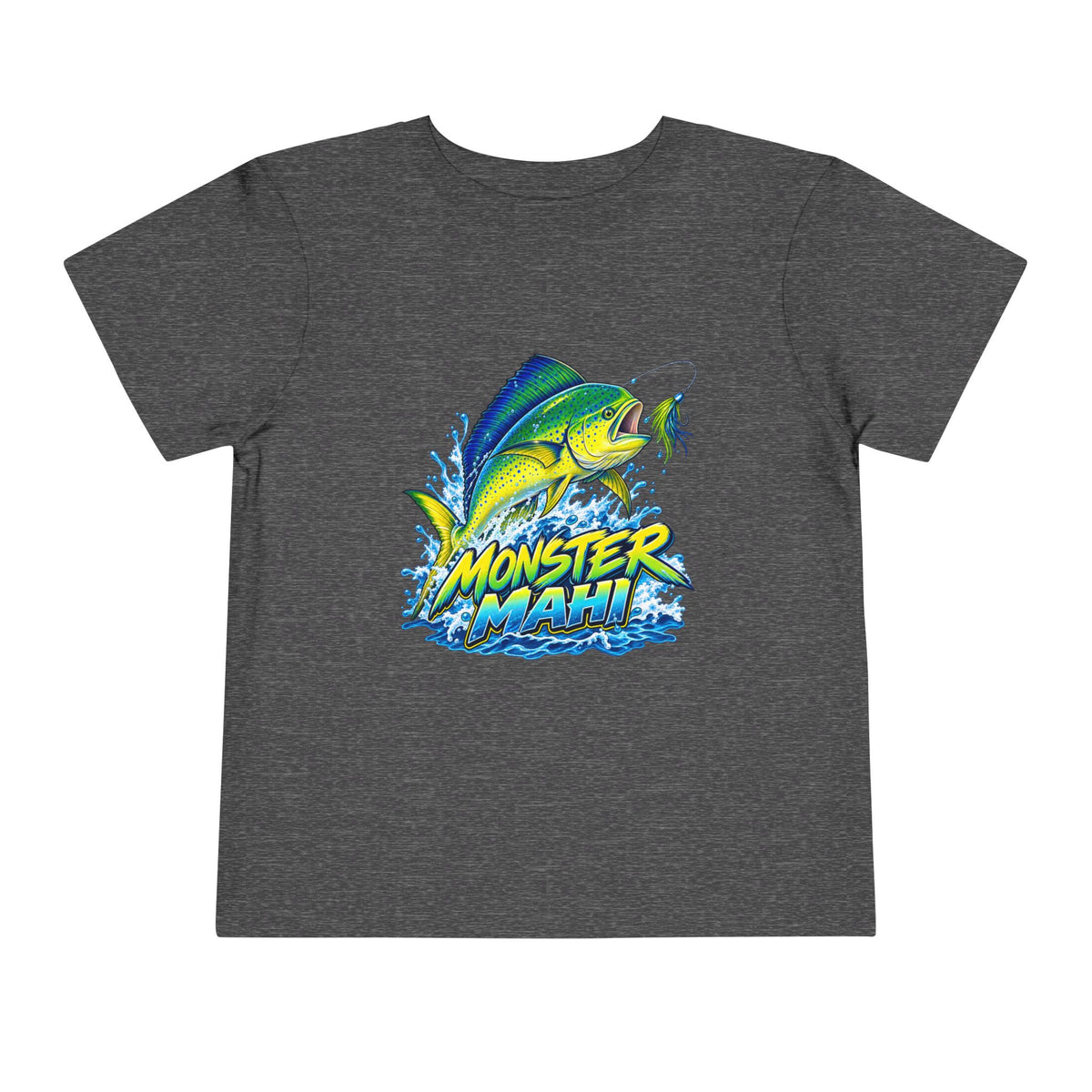 Toddler Tee — 'Monster Mahi' Fishing Graphic Kids Shirt