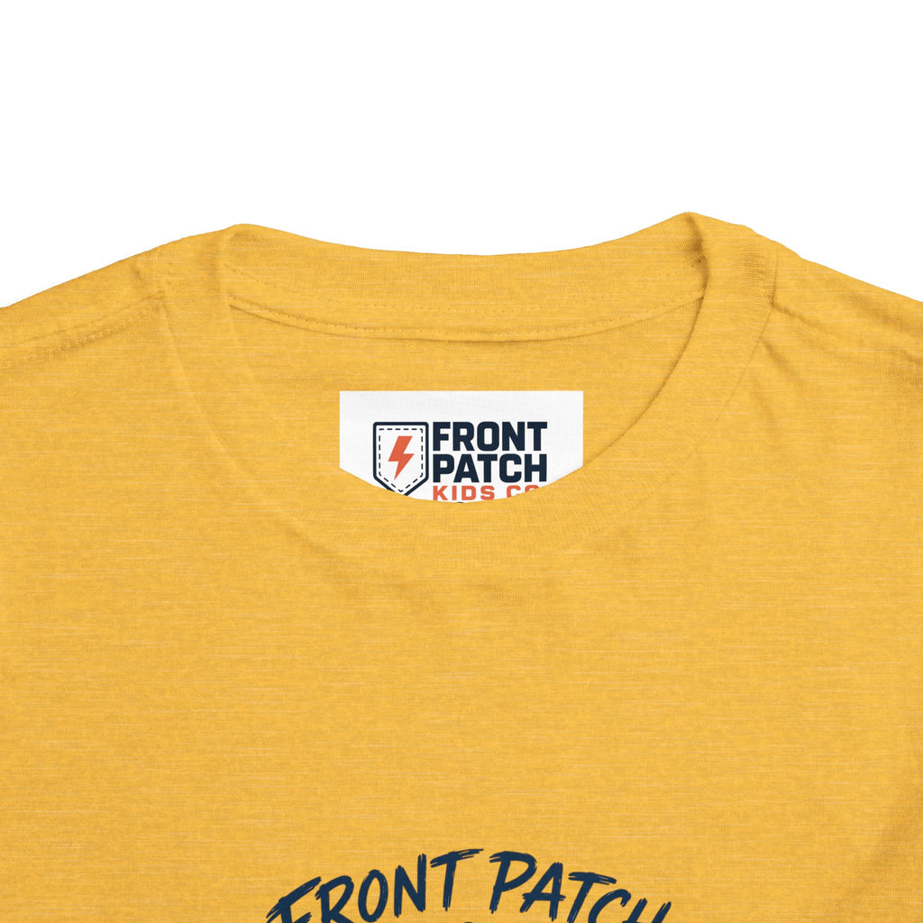 Toddler Shark Tee - "Front Patch" Ocean Shark Graphic Kids Shirt