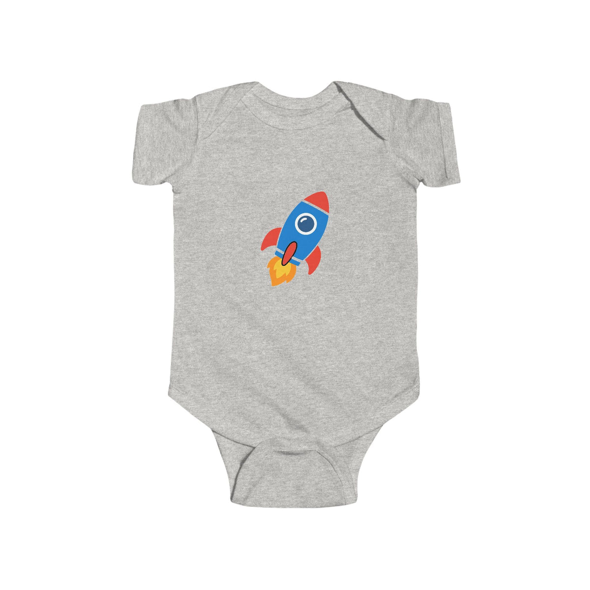 Baby Rocket Bodysuit — Cute Space Infant Onesie - Front Patch Kids Co.