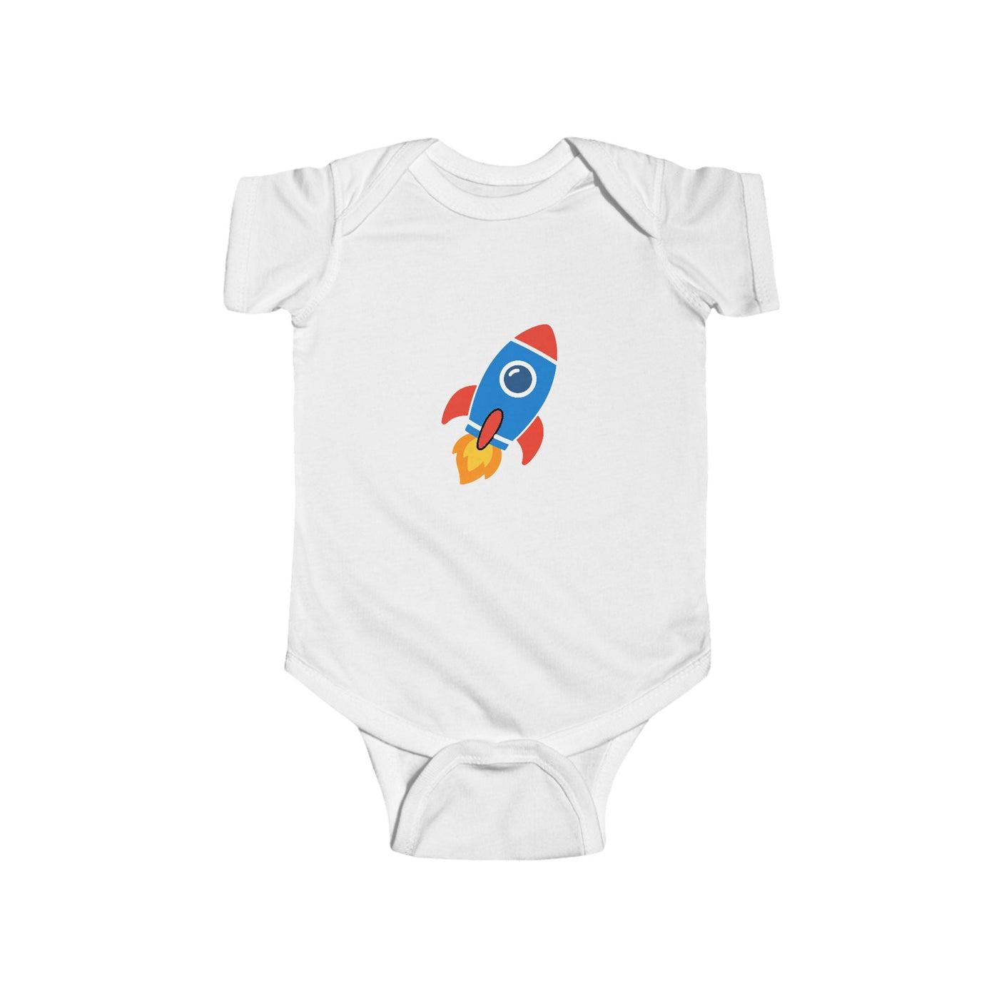 Baby Rocket Bodysuit — Cute Space Infant Onesie - Front Patch Kids Co.