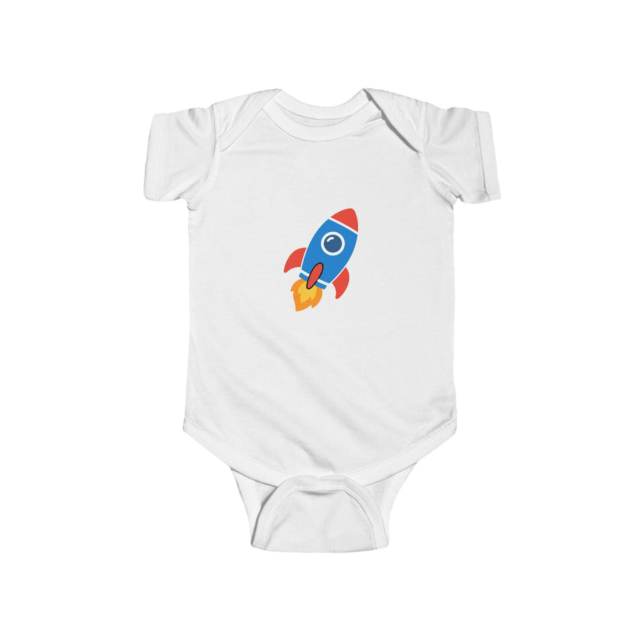 Baby Rocket Bodysuit — Cute Space Infant Onesie - Front Patch Kids Co.