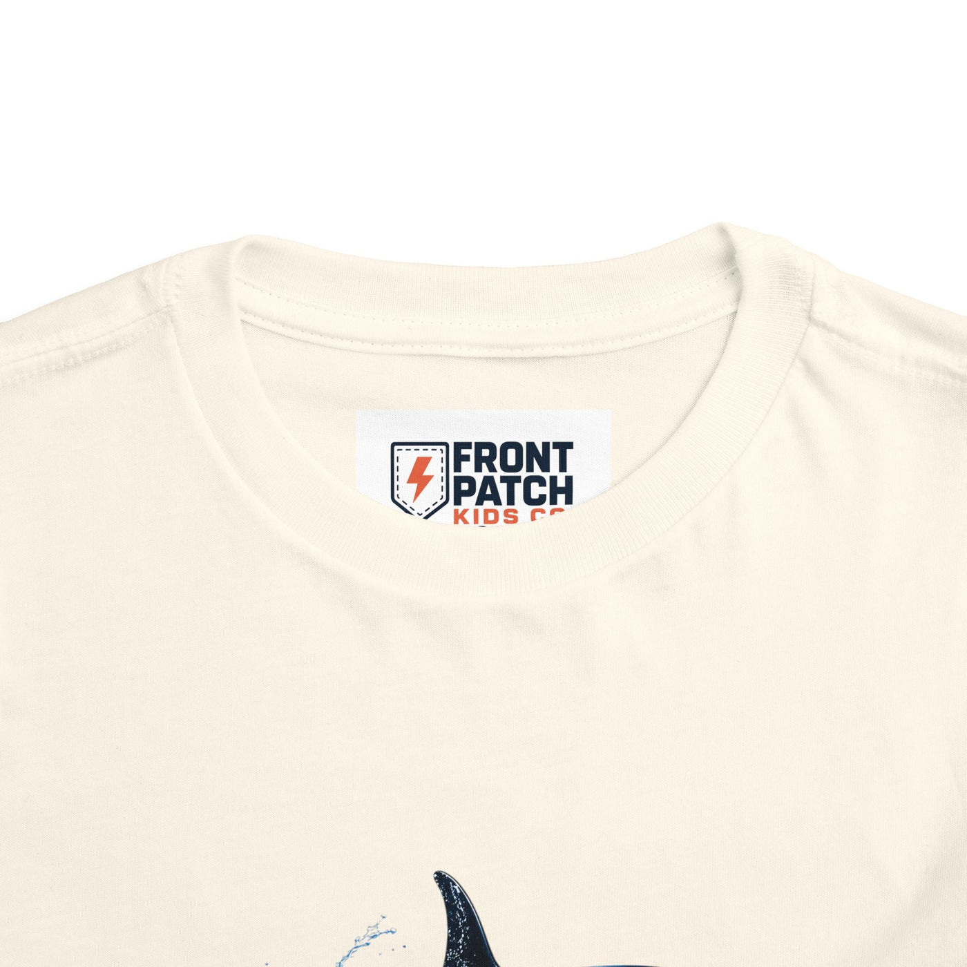 Orca Pod Toddler Tee — Playful Killer Whale Ocean Shirt - Front Patch Kids Co.