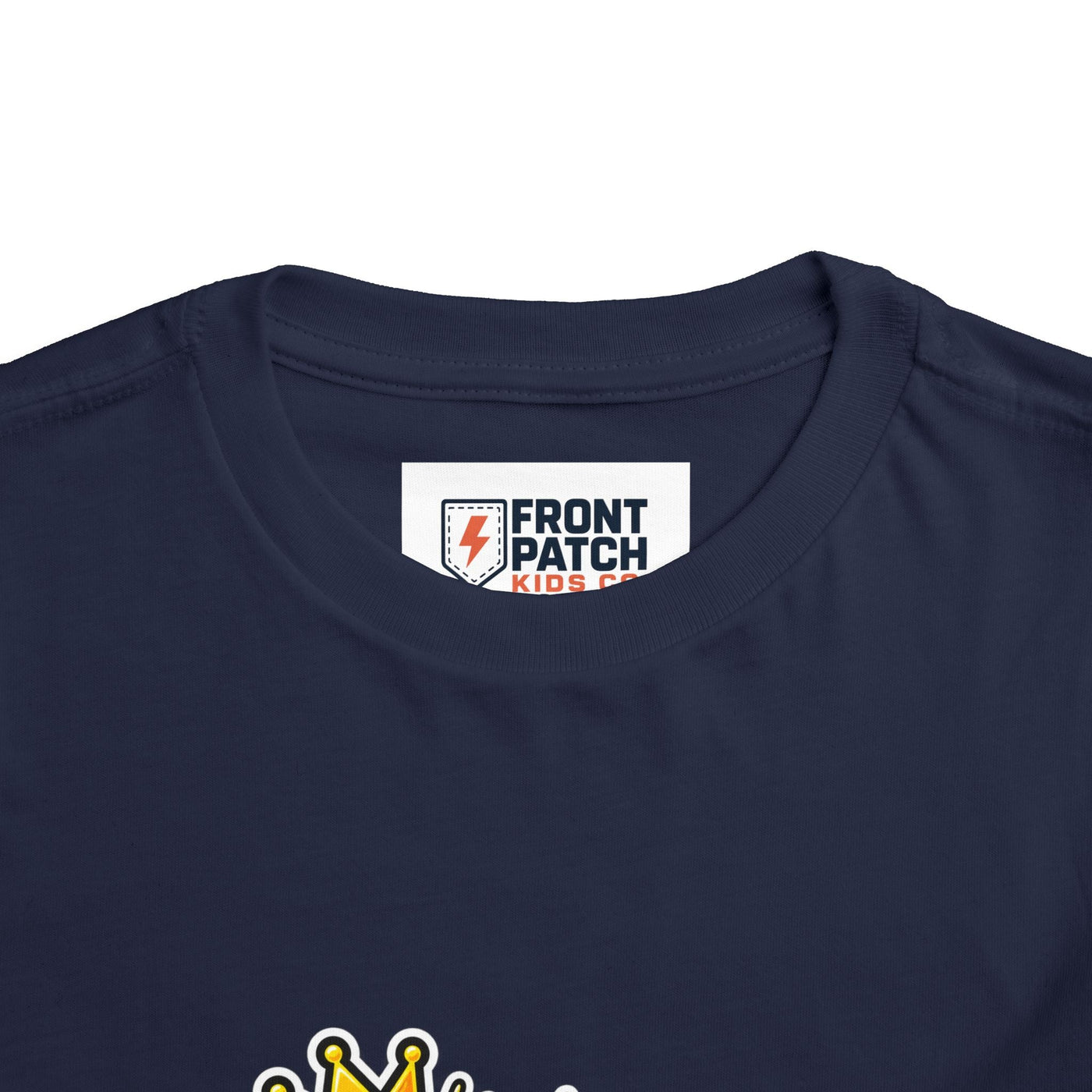 Rizz Master Toddler Tee — Cute Crown & Sunglasses Graphic Shirt - Front Patch Kids Co.
