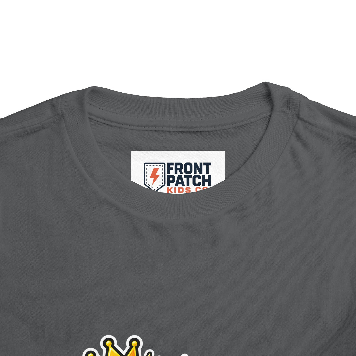 Rizz Master Toddler Tee — Cute Crown & Sunglasses Graphic Shirt - Front Patch Kids Co.