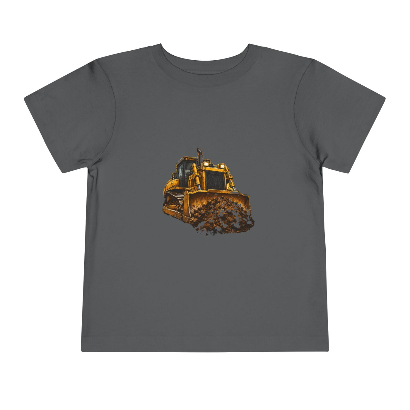 Toddler Bulldozer Tee - Construction Truck Kids Shirt - Front Patch Kids Co.