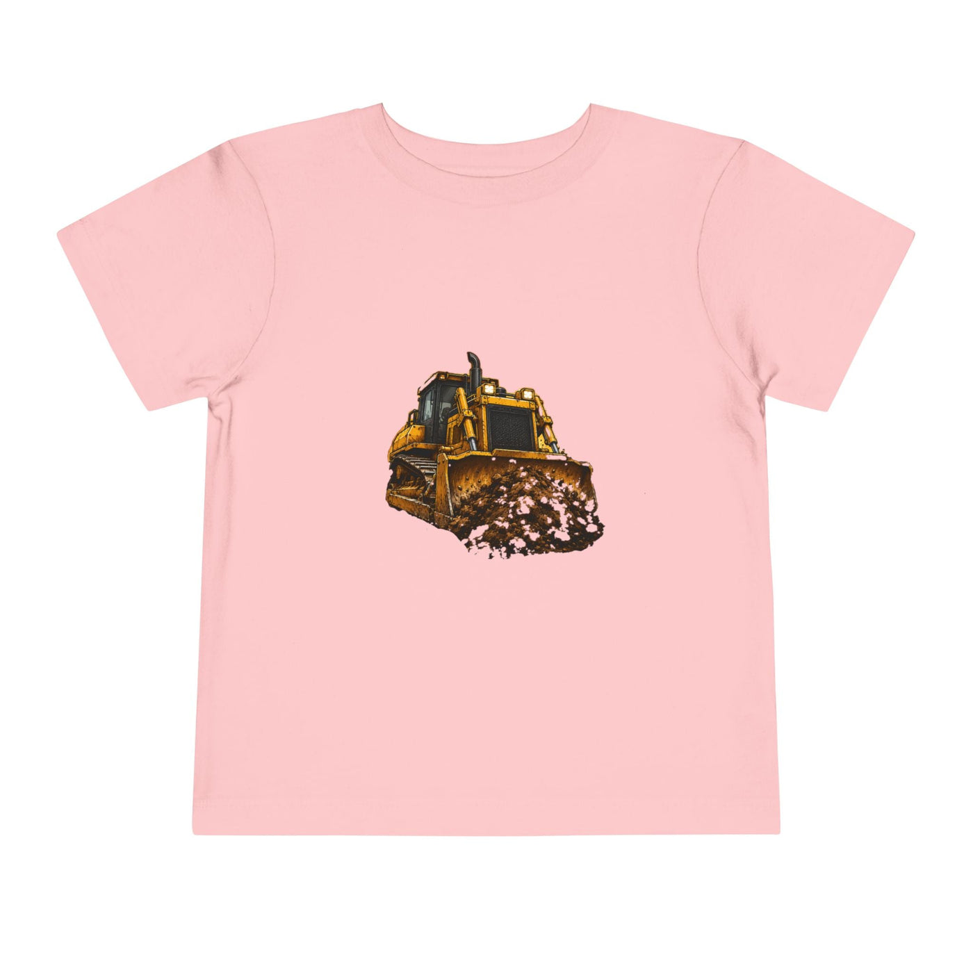 Toddler Bulldozer Tee - Construction Truck Kids Shirt - Front Patch Kids Co.
