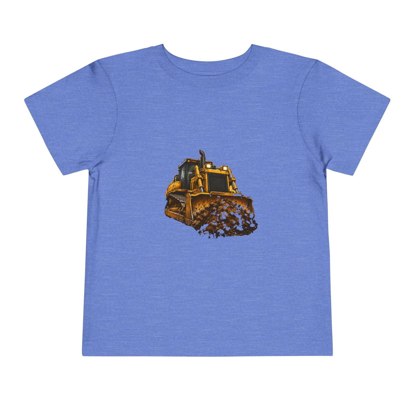 Toddler Bulldozer Tee - Construction Truck Kids Shirt - Front Patch Kids Co.